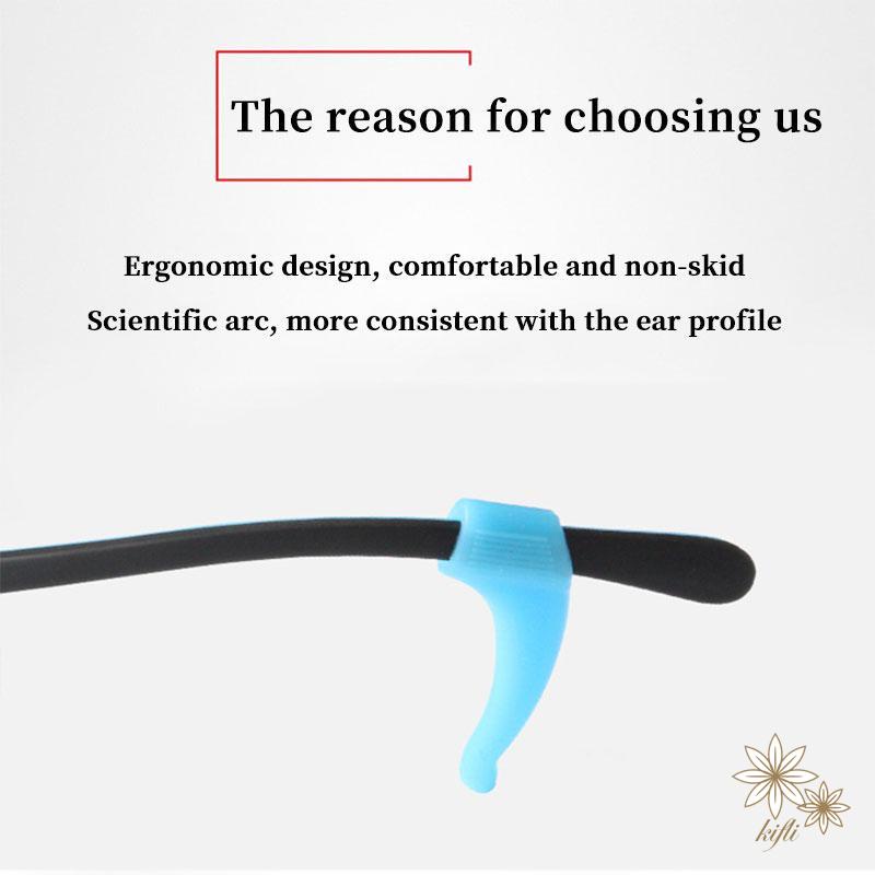 Phụ Kiện Cố Định Mắt Kính Bằng Silicon Chống Trượt Nhiều Màu Sắc