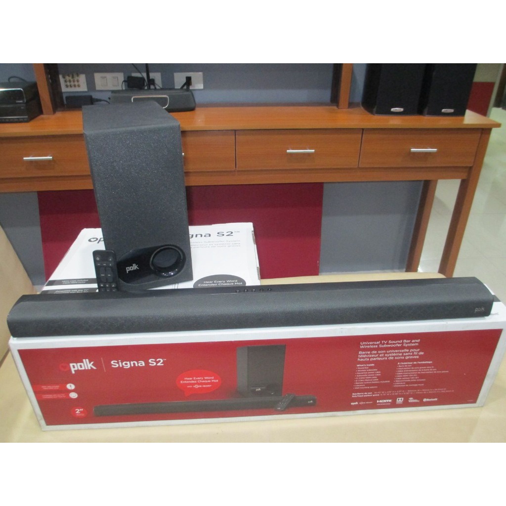 [ BIG SALE] Loa cho Tivi Soundbar Polk Signa S2 ( Bảo Hành 12 tháng tại PGI)