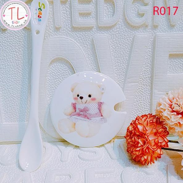 Ly sứ - Cốc sứ - Ly sứ hình hai chú gấu bông - Ly sứ BESTEST FRIEND EVER -  Ly uống cà phê - Cốc uống cà phê