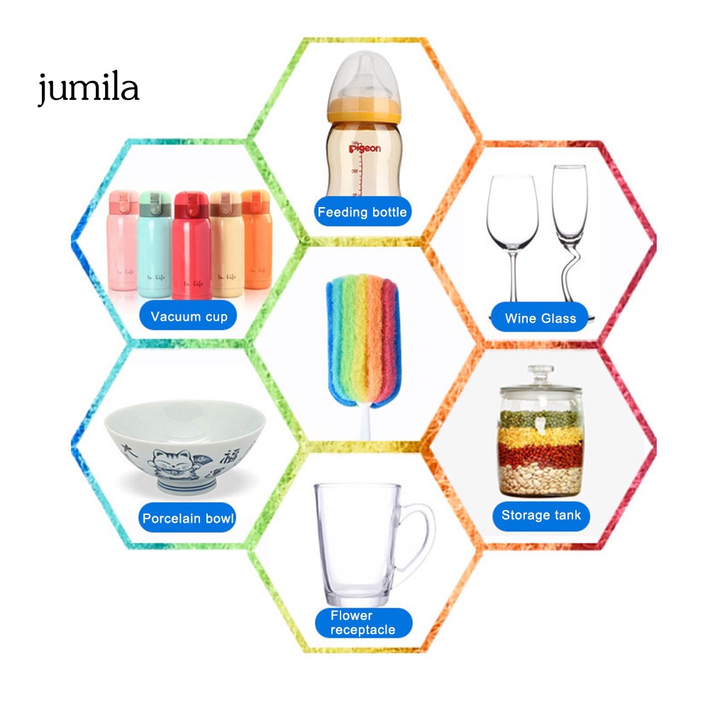 Cọ Xốp Vệ Sinh Ly Cốc Có Thể Tháo Rời Tiện Dụng