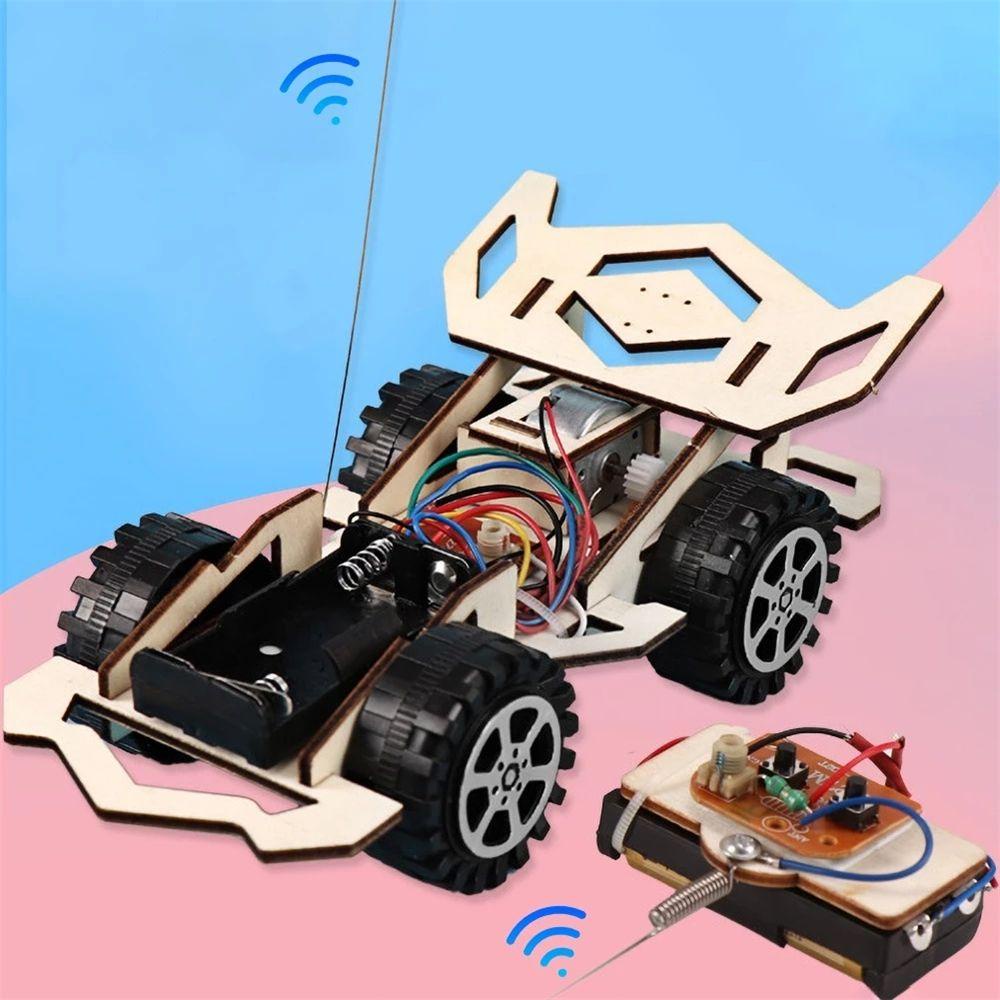 Xe Đua RC 4-CH Tự Lắp Ráp Điều Khiển Từ Xa Cho Bé