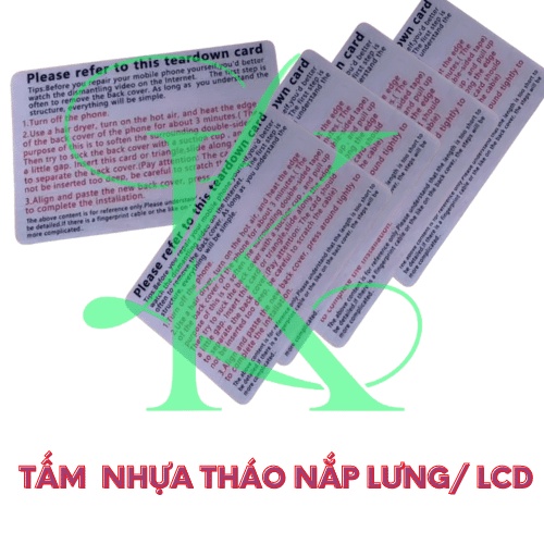 Dụng cụ tháo nắp lưng  và màn hình cho các dòng điện thoại