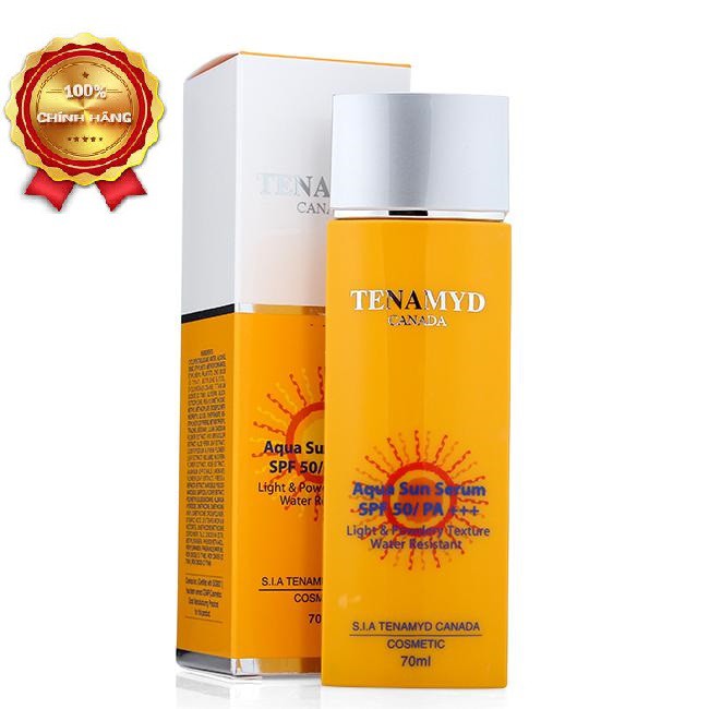 [hàng công ty]Huyết Thanh Chống Nắng Tenamyd SPF 50/PA+++ Aqua Sun Serum SPF 50/PA