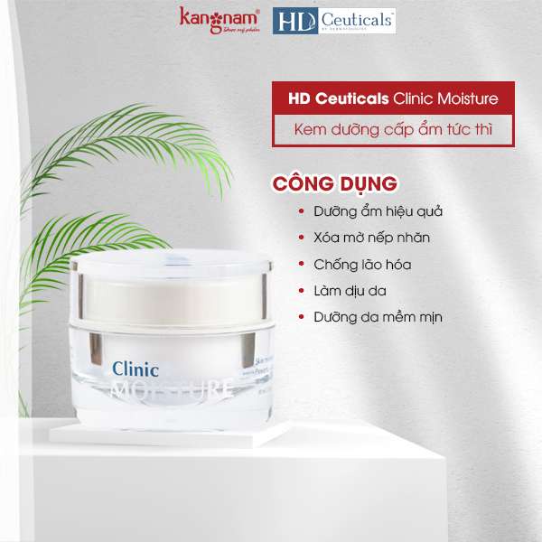 Tinh chất cấp ẩm tức thì HD Ceuticals Clinic Moisture 30ml