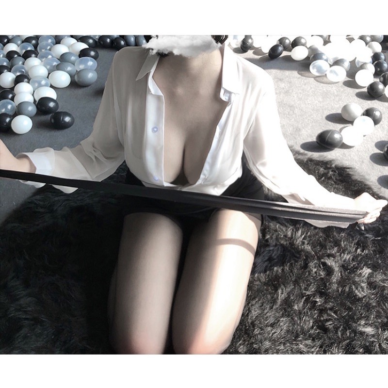 LL1042 Đồ Hoá Trang Nàng Thư Ký Gợi Cảm &lt;kèm cà vạt&gt;  Sexy