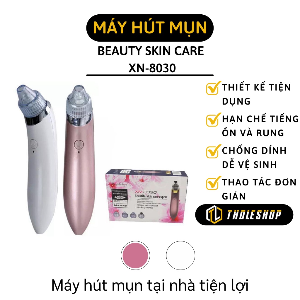 Máy Hút Mụn - Máy Làm Sạch Mụn Đầu Đen, Mụn Cám, Beauty Skin Care XN-8030 Có 4 Đầu Hút 3464