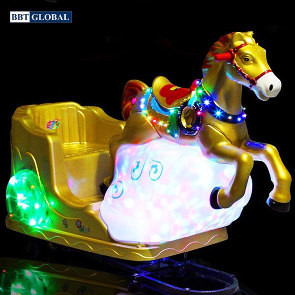 Đồ chơi nhún điện nhập khẩu ngựa thần khu vui chơi BBT Global 1010