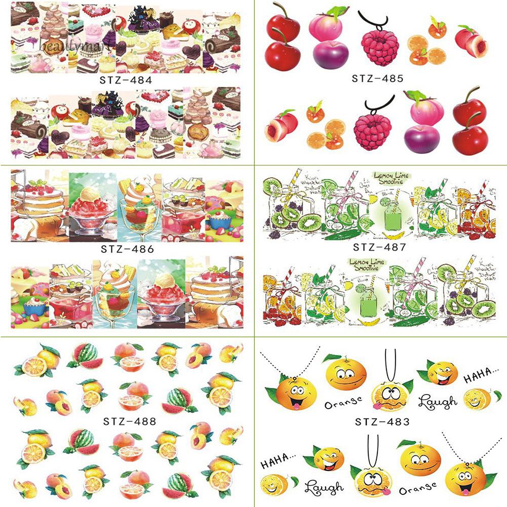 Set 18 tấm miếng dán trang trí móng nghệ thuật