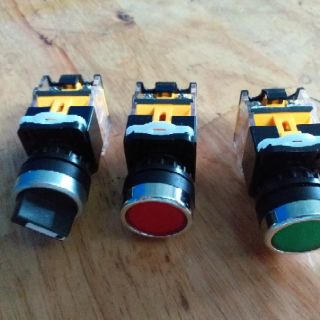 Nút nhấn nhả xanh, đỏ công tắc 2 vị trí.