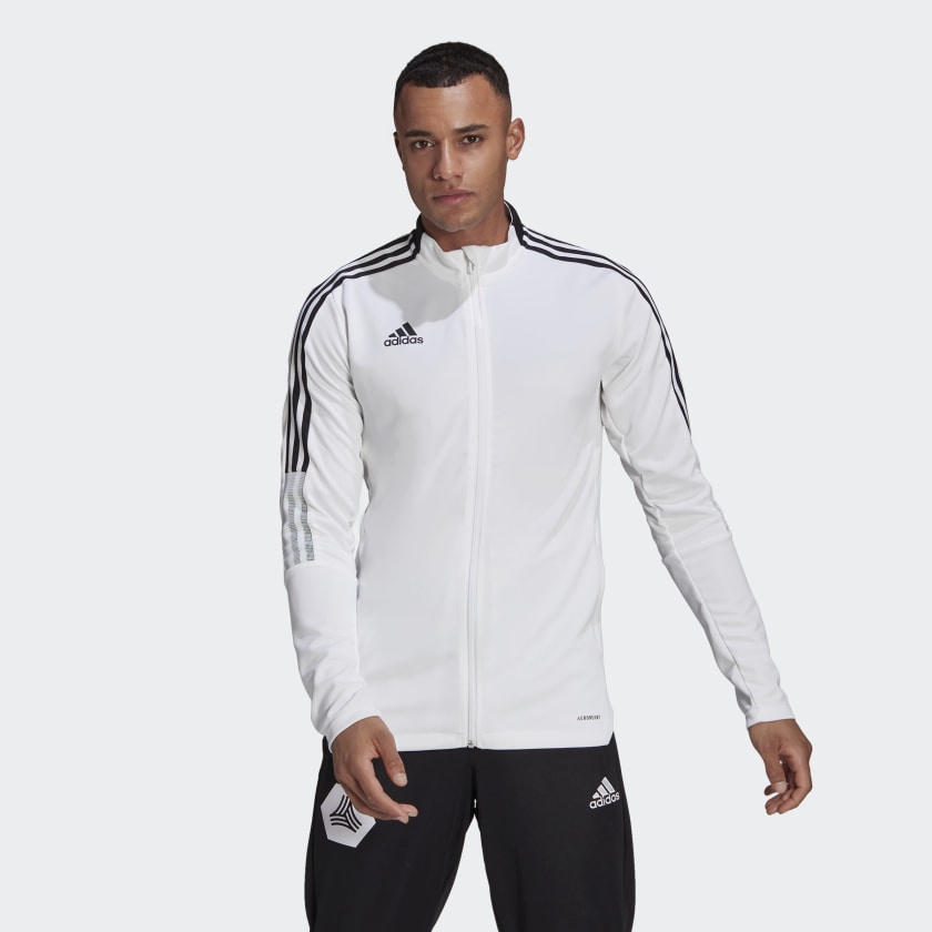 Áo khoác thể thao Adidas nam chính hãng authentic Tiro 21 Màu Trắng
