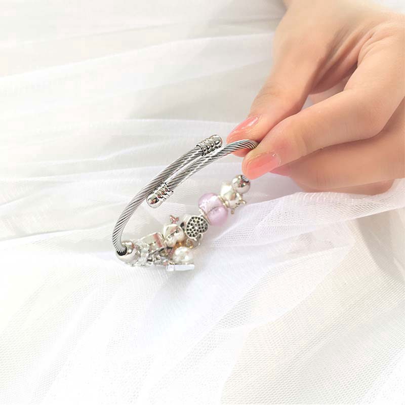 XiaoboACC Vòng Tay Kết Hạt Phong Cách Hàn Quốc Thời Trang Dành Cho Nữ