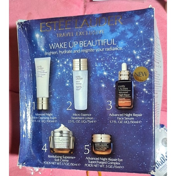 Xả kho Set Bộ Dưỡng da Estee Lauder 5 món bị rách hộp như ảnh chụp
