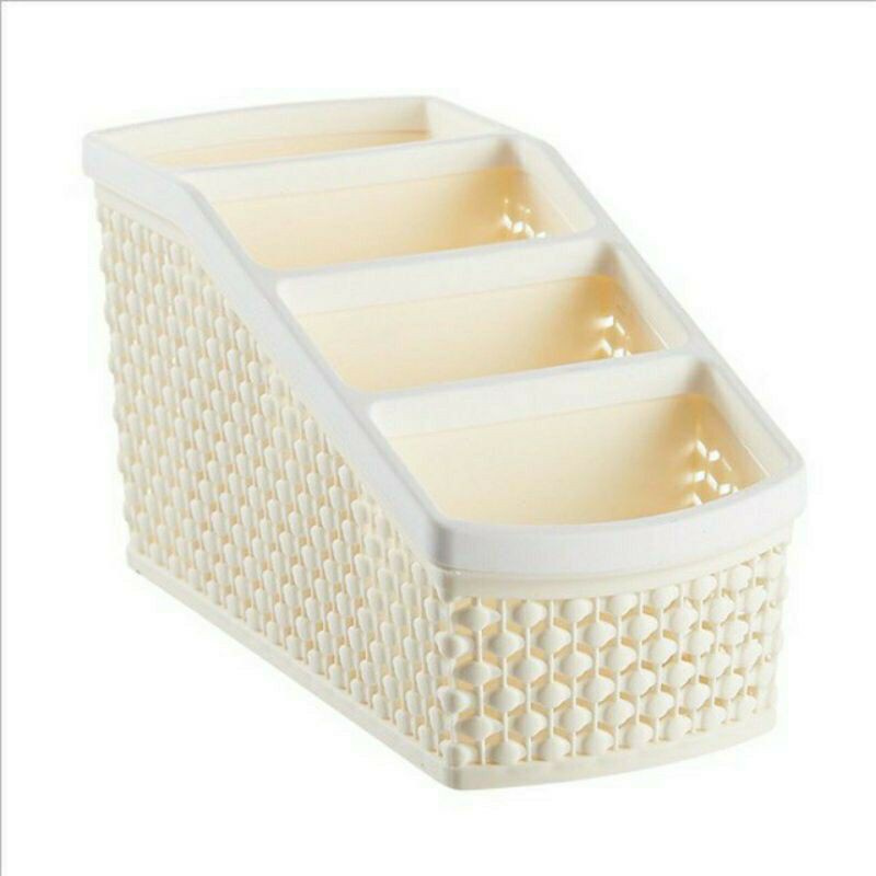 Khay để đồ tiện ích 4 ngăn ❤️ FREESHIP❤️ khay đựng tiện lợi , gọn gàng