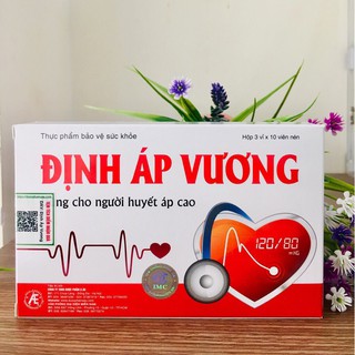 ĐỊNH ÁP VƯƠNG SẢN PHẨM HỖ TRỢ ỔN ĐỊNH HUYẾT ÁP