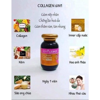 Collagen Springleaf 6 in 1 [Úc] 90 Viên Spring Leaf Inner Beauty Colagen 6-IN-1 Advance [Chính hãng]