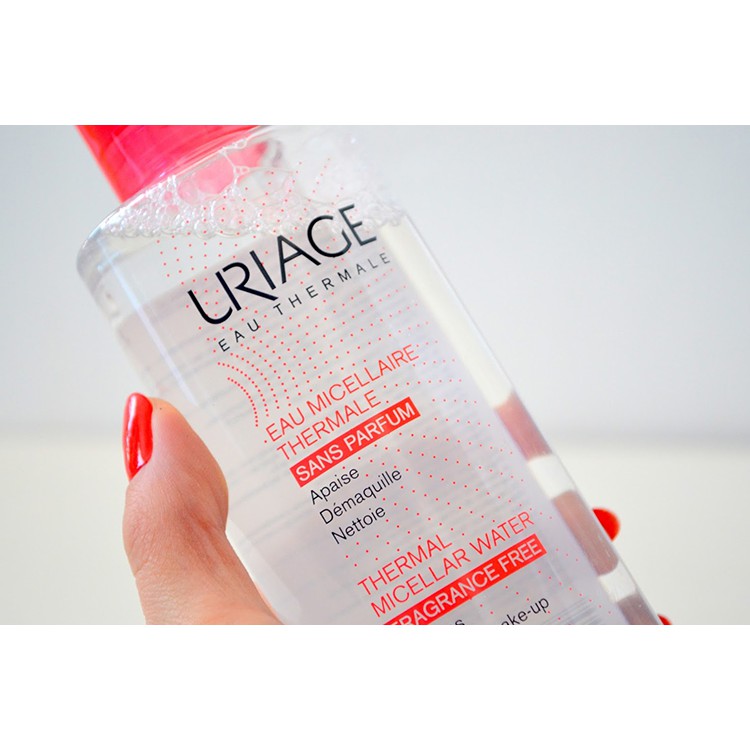 [TEM CTY] Uriage Thermal Micellar Water PIF (Fragrance Free) 100mL &amp; 250mL - Nước Tẩy Trang Cho Da Kích Ứng, Không Mùi.