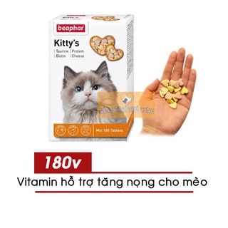 Gói 10Viên Vitamin Beaphar Tăng Nọng, Dưỡng Lông & Cung Cấp Vitamin, Taurine Cho Mèo (Cheese, Biotin, Taurine, Protein)