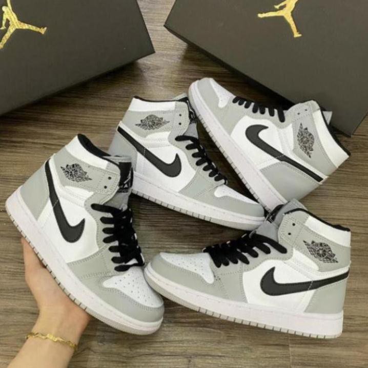 [full box+bill] Giày thể thao Jodan 1 xám đen cao cổ | BigBuy360 - bigbuy360.vn