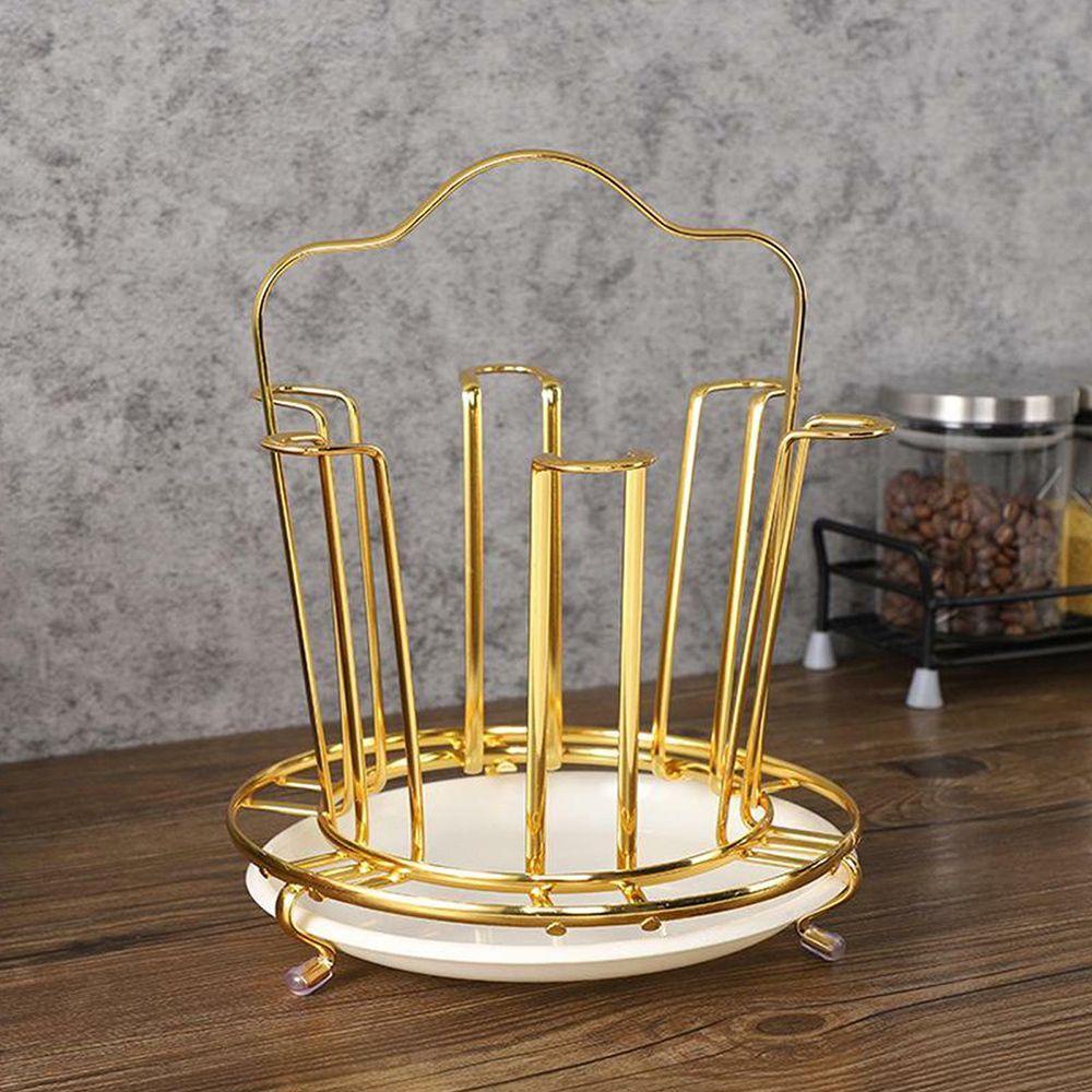 Giá Kim Loại Phơi Ráo Cốc Nước Đa Năng Hiệu Kat1 Đứng