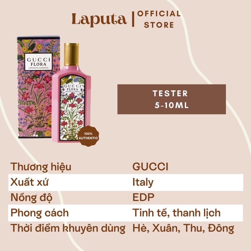 Nước Hoa Nữ Flora Gorgeous Gardenia EDP hương hoa nhẹ nhàng, nữ tính