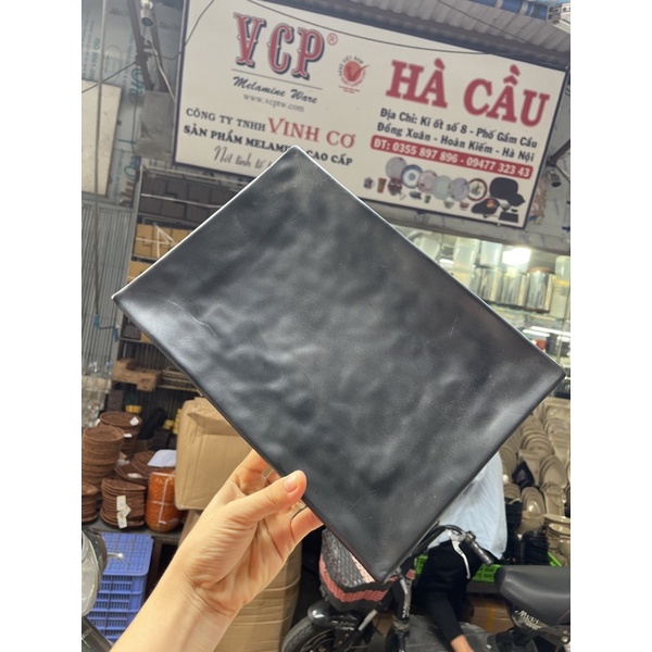 Đĩa chữ nhật 100% Melamine 21x30cm