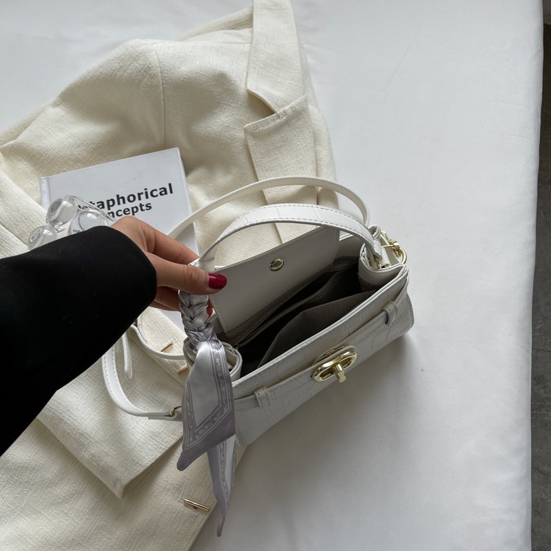 Ielgy Túi Đeo Chéo Họa Tiết Vân Đá Đơn Giản Thời Trang Cho Nữ