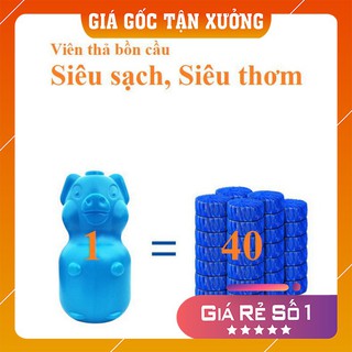 Lọ thả bồn cầu 💕FREESHIP💕 Lọ thả bồn cầu hình con lợn siêu sạch siêu tiết kiệm