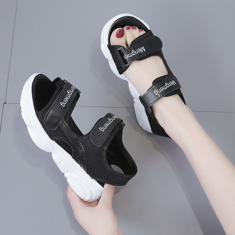 Giày sandal JSC đế dày phong cách thể thao Hàn Quốc thời trang mùa hè
