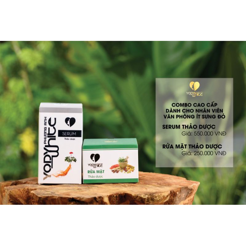 ⚡COMBO Serum tái tạo da + Bột Rửa mặt Yody White tái tạo da không sưng đỏ làm sạch mụn nám tàn nhang