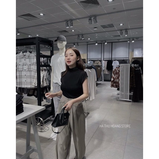 SỈ COMBO 3 ÁO CỔ CAO TAY NGẮN CHO NỮ Q1337