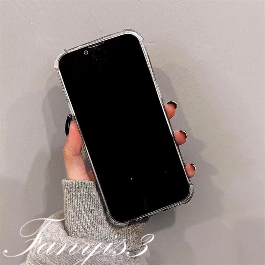 Ốp Điện Thoại TPU Mềm Trong Suốt Kẻ Sọc Kèm Ngăn Đựng Thẻ Cho IPhone 14 13 12 11 Pro Max X XR Xs Max 8 7 Plus SE 2020