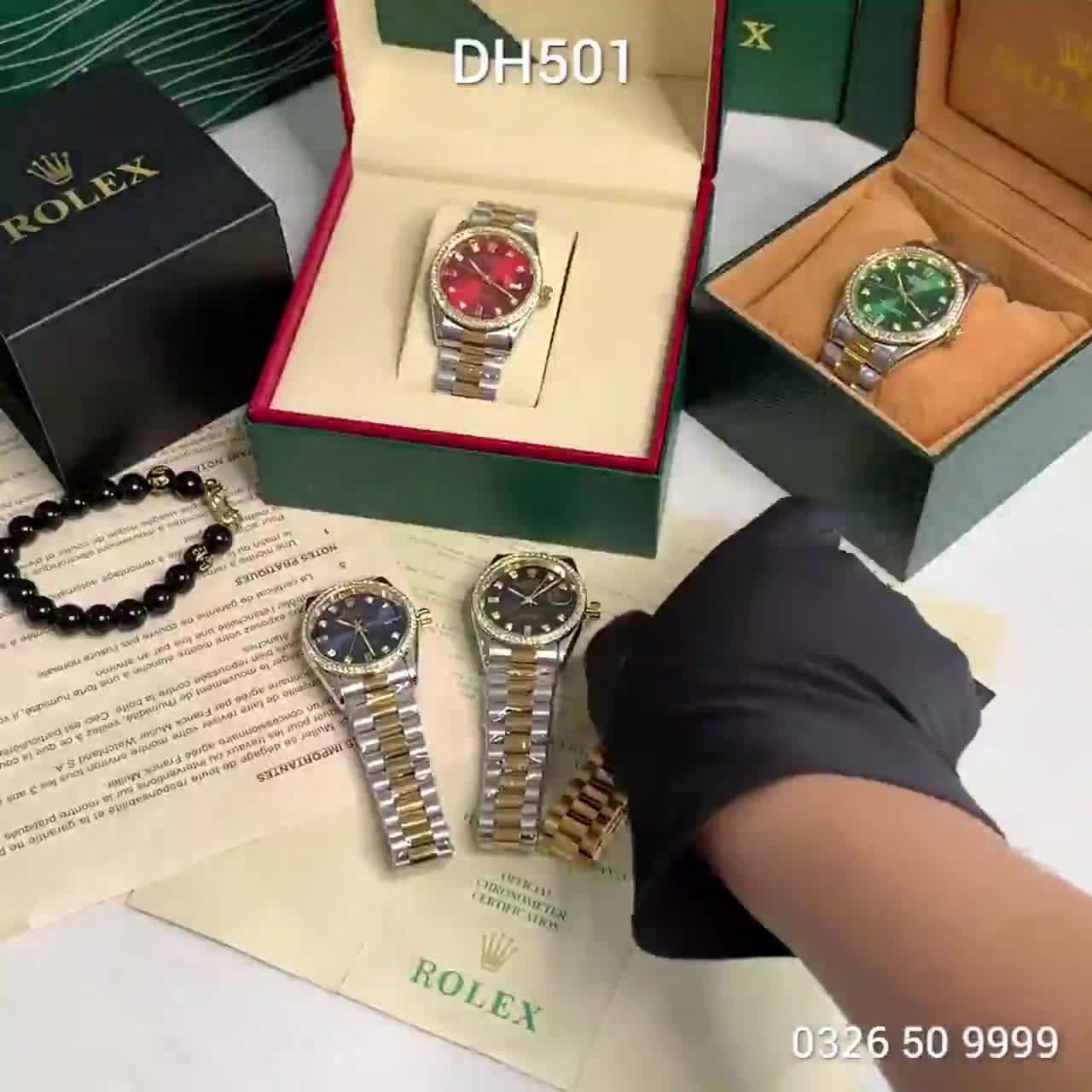 Đồng hồ Rolex nam - viền đá daimond cao cấp, dây kim loại đúc nguyên khối không bay màu, thời trang sang trọng, quý phái | BigBuy360 - bigbuy360.vn