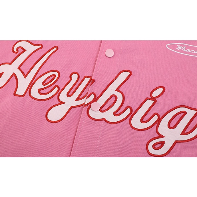 Áo khoác bóng chày Nelly Heybig tay ngắn - Smile