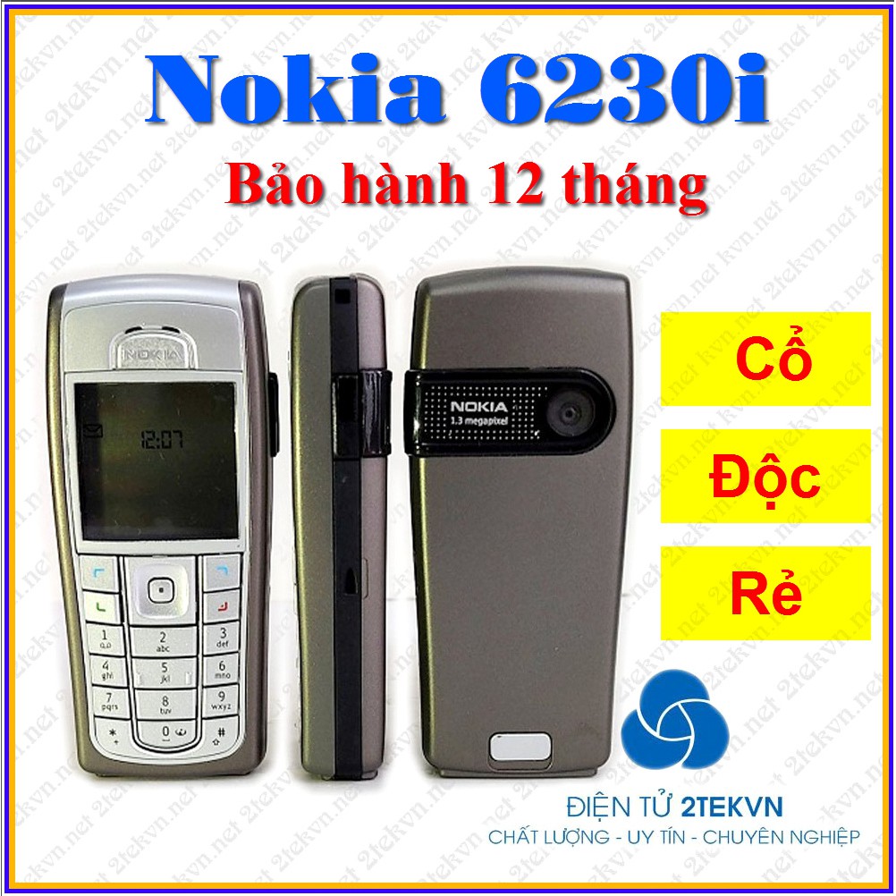 Điện thoại Nokia cổ 6230i chính hãng giá rẻ, bảo hành 12 tháng