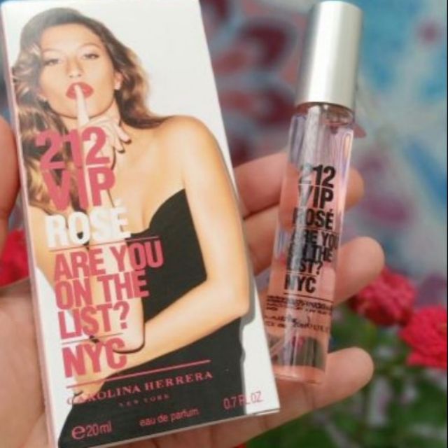 (20ml) Nước Hoa Nữ 212 Vip Rose