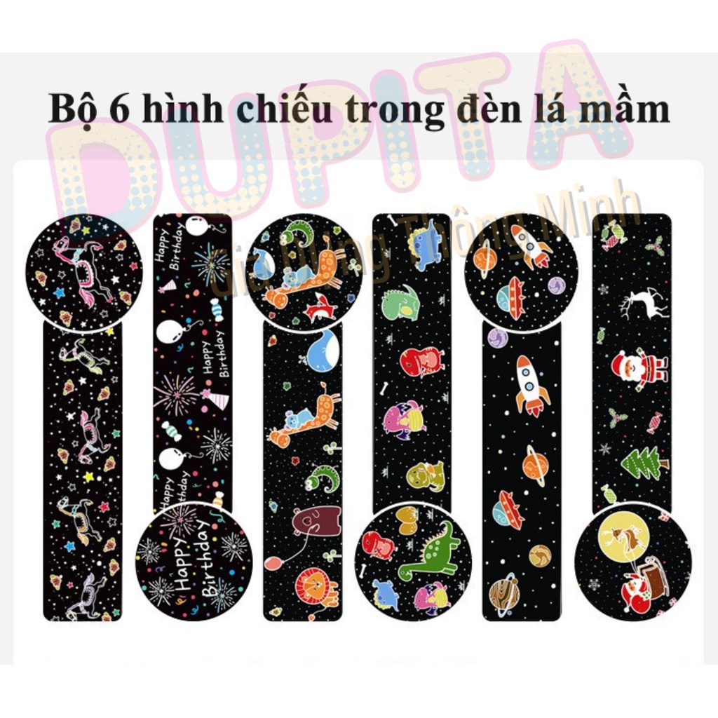 Đèn ngủ chiếu sao, cổ tích, đại dương, sinh nhật xoay tự động đèn LED lãng mạn - Đèn chiếu sao 3D trang trí phòng ngủ