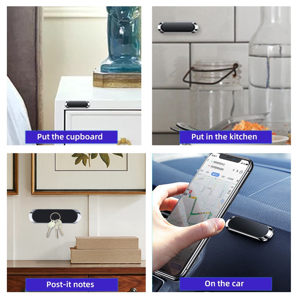 Đế giữ điện thoại nam châm hình dải dây mini gắn trên xe hơi tiện lợi | BigBuy360 - bigbuy360.vn