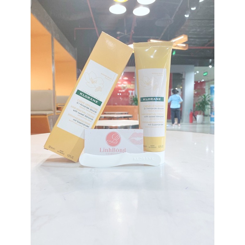 KEM TẨY LÔNG KLORANE CREME DEPILATOIRE A L'AMANDE 150ML | BigBuy360 - bigbuy360.vn
