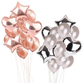 Set 14 Bong Bóng 12 "18" Trang Trí Tiệc