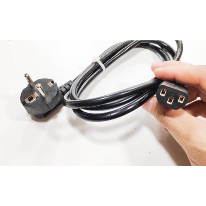 Dây 3 chấu nguồn máy tính nồi cơm điện 1m2