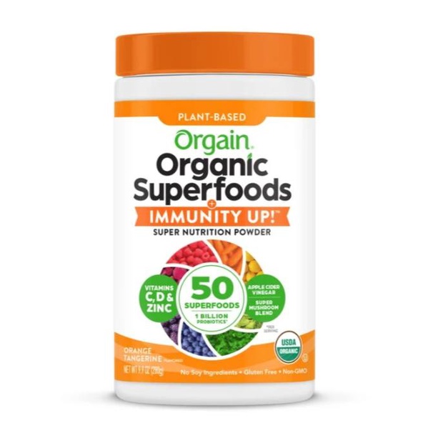 [ Date:11/2023] Bột Superfoods Hữu Cơ Hương Cam Quýt Hoặc Táo Mật Ong 280gr
