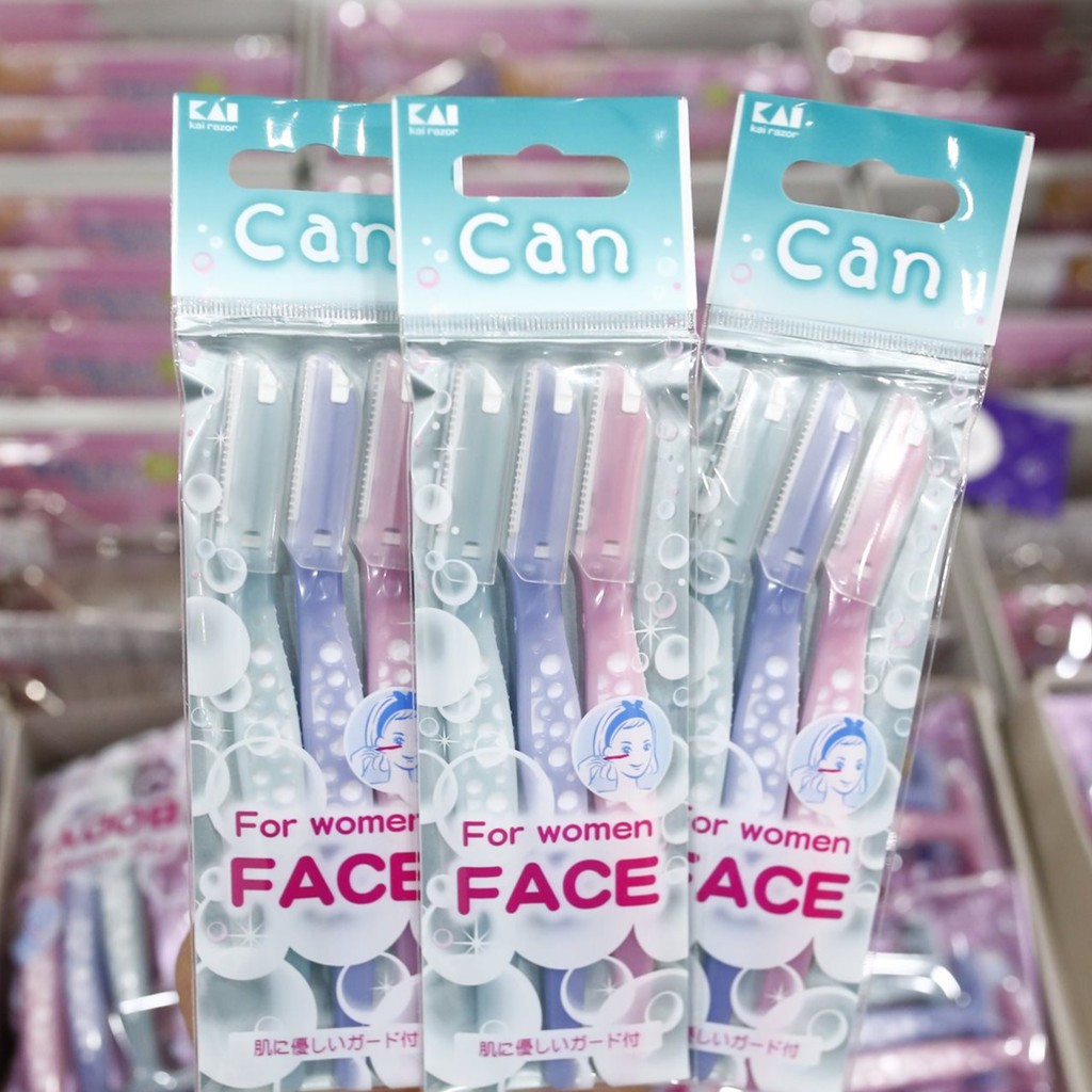 Dao Cạo Kai Beauty Care For Women Face (3 CÁI)