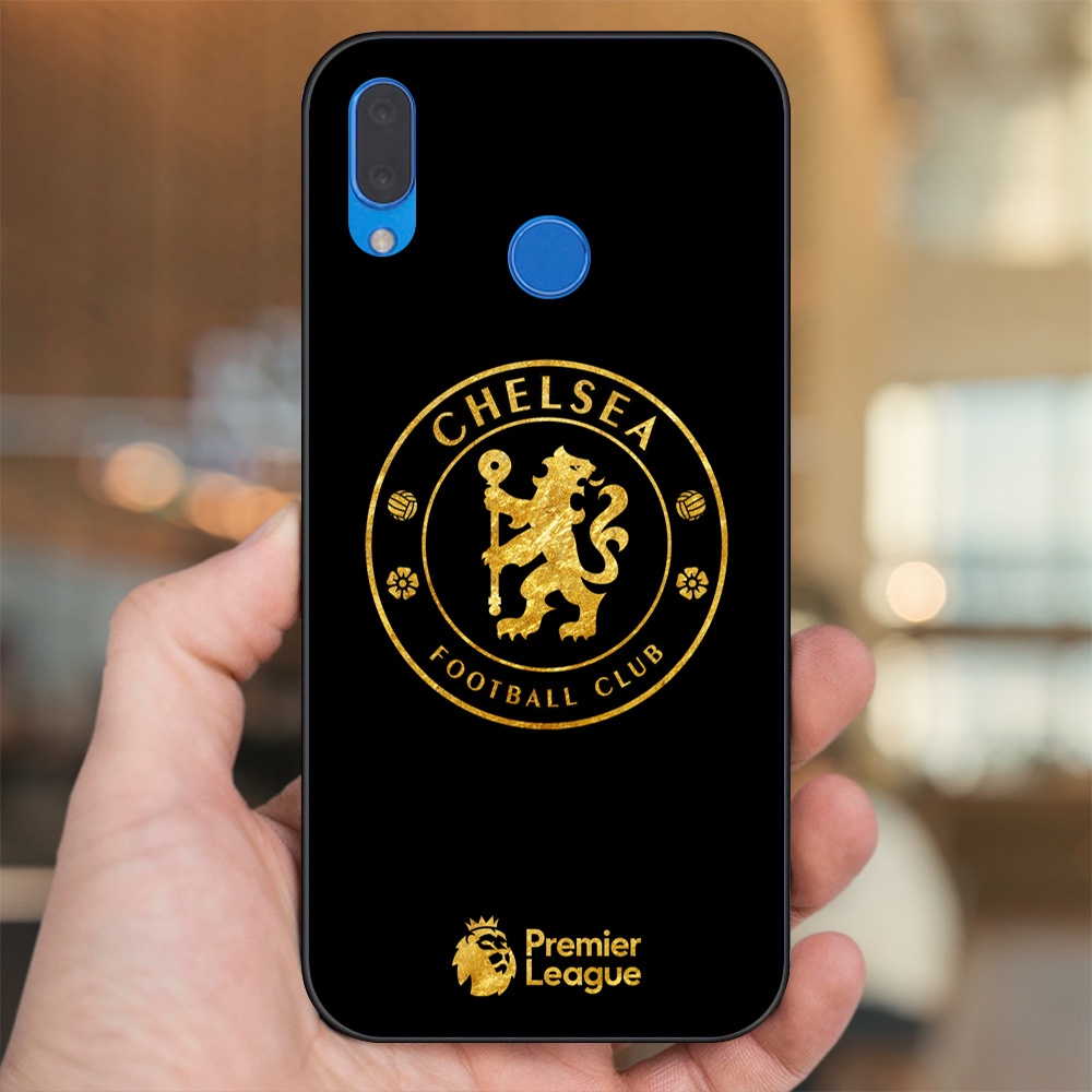 Ốp lưng Huawei Nova 3, Nova 3i, Nova 3e, P20 Lite viền đen in hình Chelsea FC