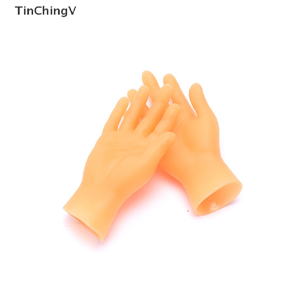 Bộ 2 Ngón Tay Đồ Chơi Mini Họa Tiết Hoạt Hình Sáng Tạo Vui Nhộn