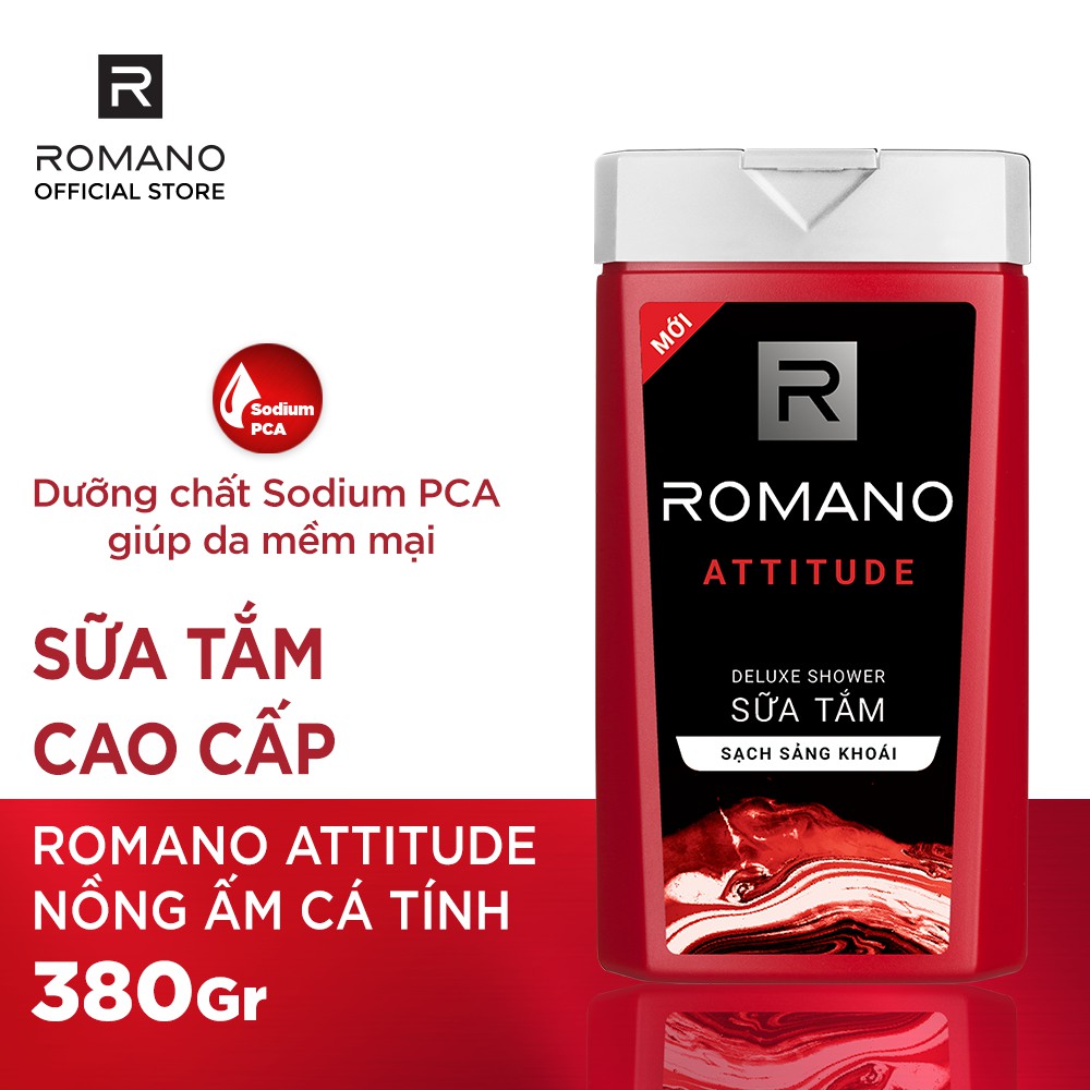 Sữa tắm Romano hương nước hoa 380g