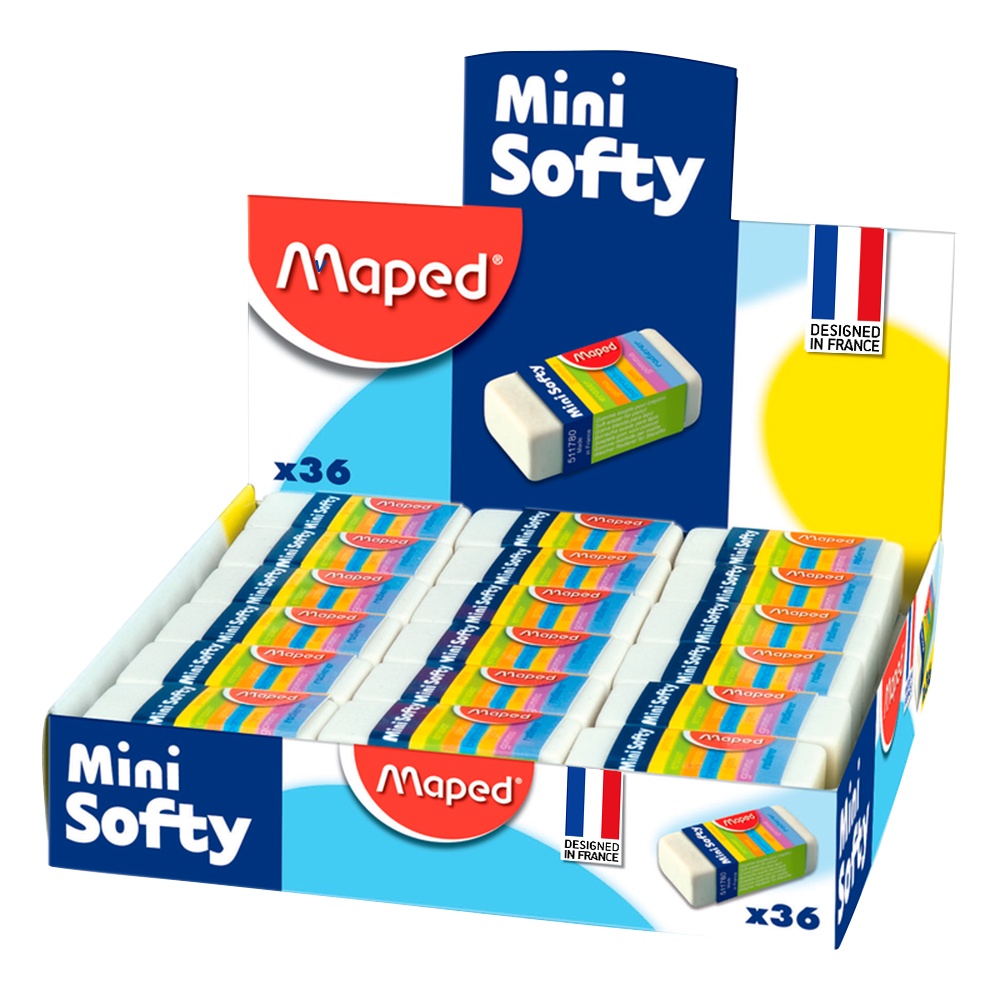 MAPED - Gôm mini Softy - 1 cục [Chính hãng]