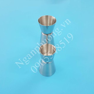 Jigger đong, lyđong inox 2 đầu 20CC- 40CC