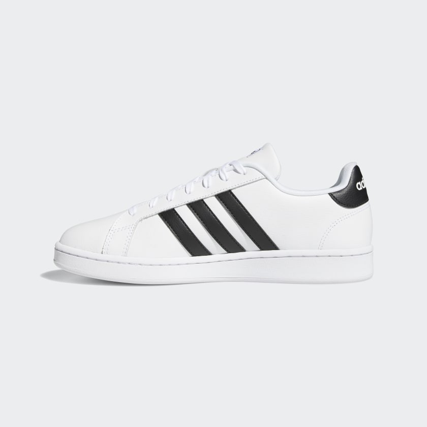 Giày sneaker adidas Grand Court White Black chính hãng