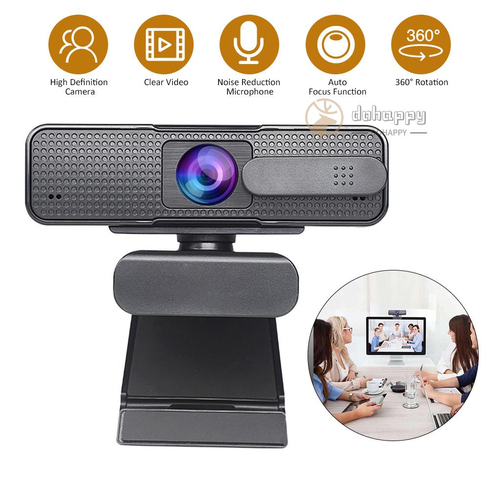 Webcam Ashu 1920x1080p Độ Phân Giải Cao Giảm Tiếng Ồn Tích Hợp Micro Usb2.0 Cổng Sạc Usb