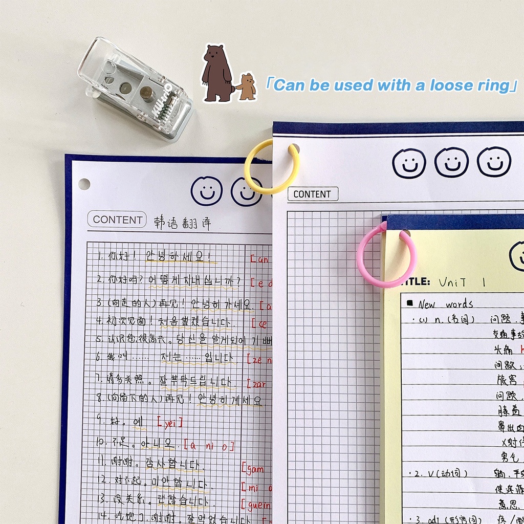 Dụng cụ bấm lỗ giấy 1 lỗ tiện dụng cho văn phòng DIY